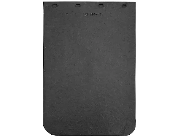 B1218LSP – BUYERS PROD Mud Flap, Universal 12 Inch x 18 Inch Set Of 2 Flat Without Logo Smooth Black Rubber Bolt On